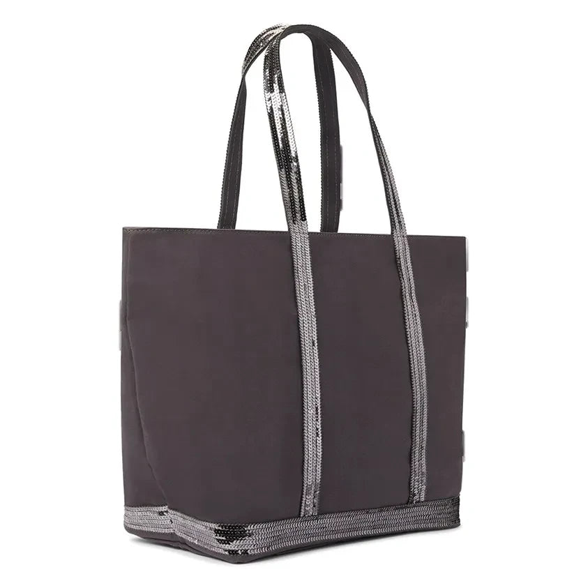 Vanessa Bruno - Fermuarlı Tote L | Kömür grisi