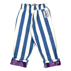 Club Trésor - Normandi Gestreifte umwandelbare Hose | Blau