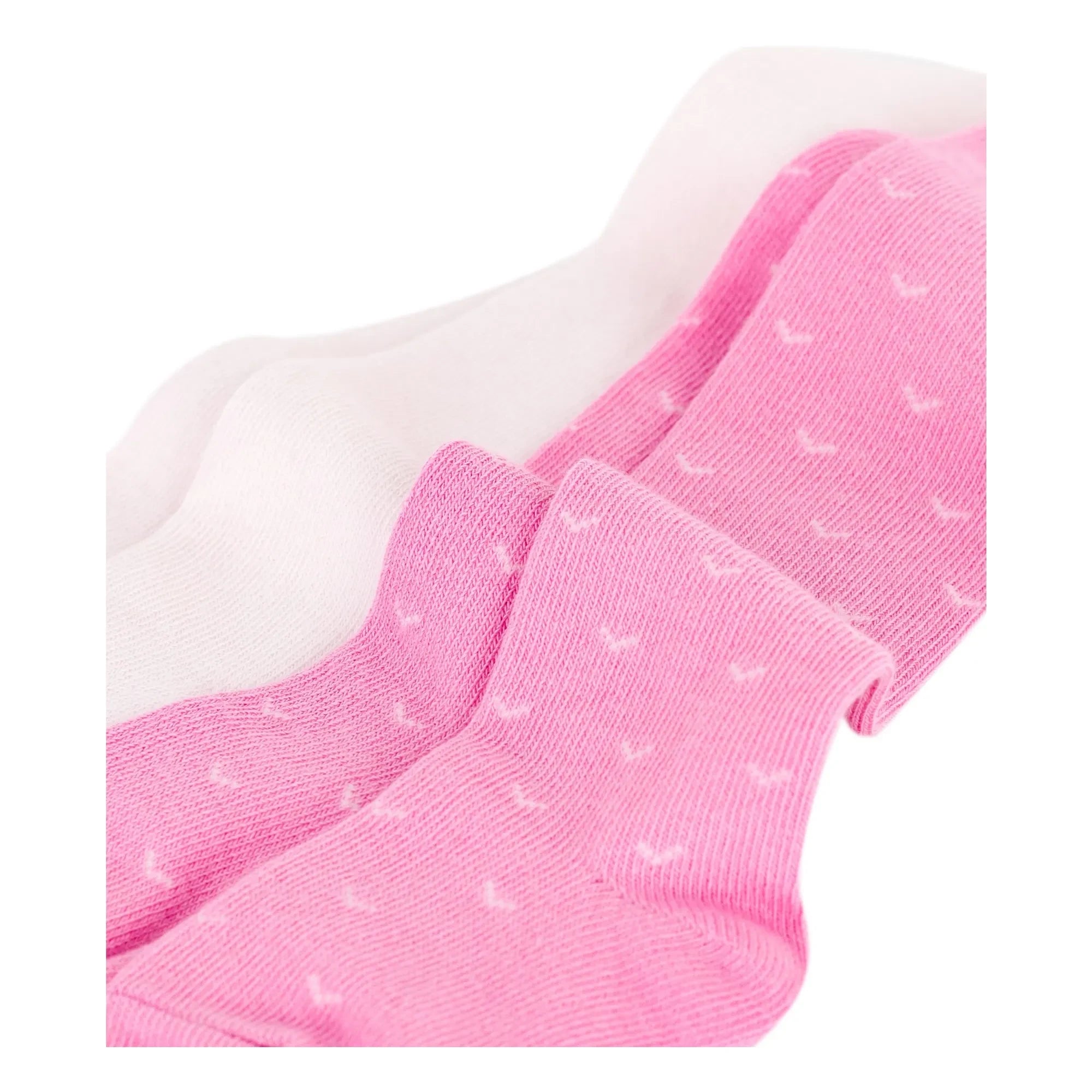 Petit Bateau - 2er Set Hohe Socken | Rosa