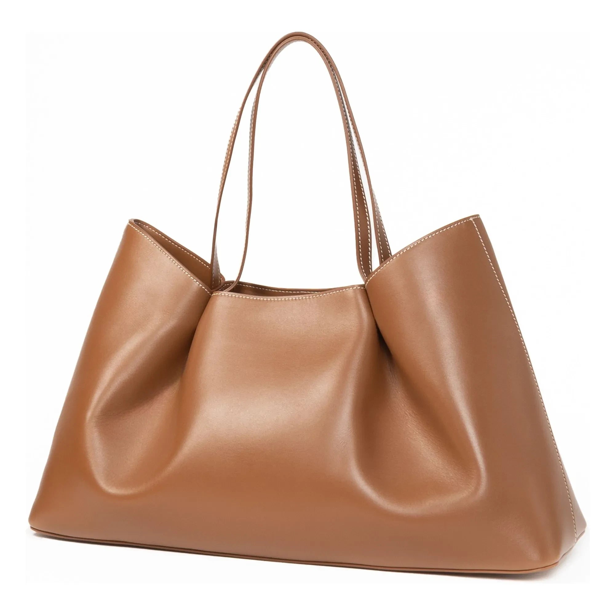 Elleme - Cabas Dimple Leder | Cognac