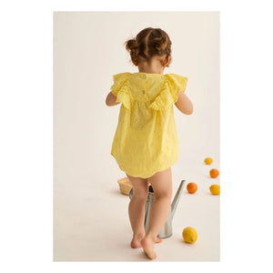 Cozmo - Sophia besticktes Kleid | Gelb