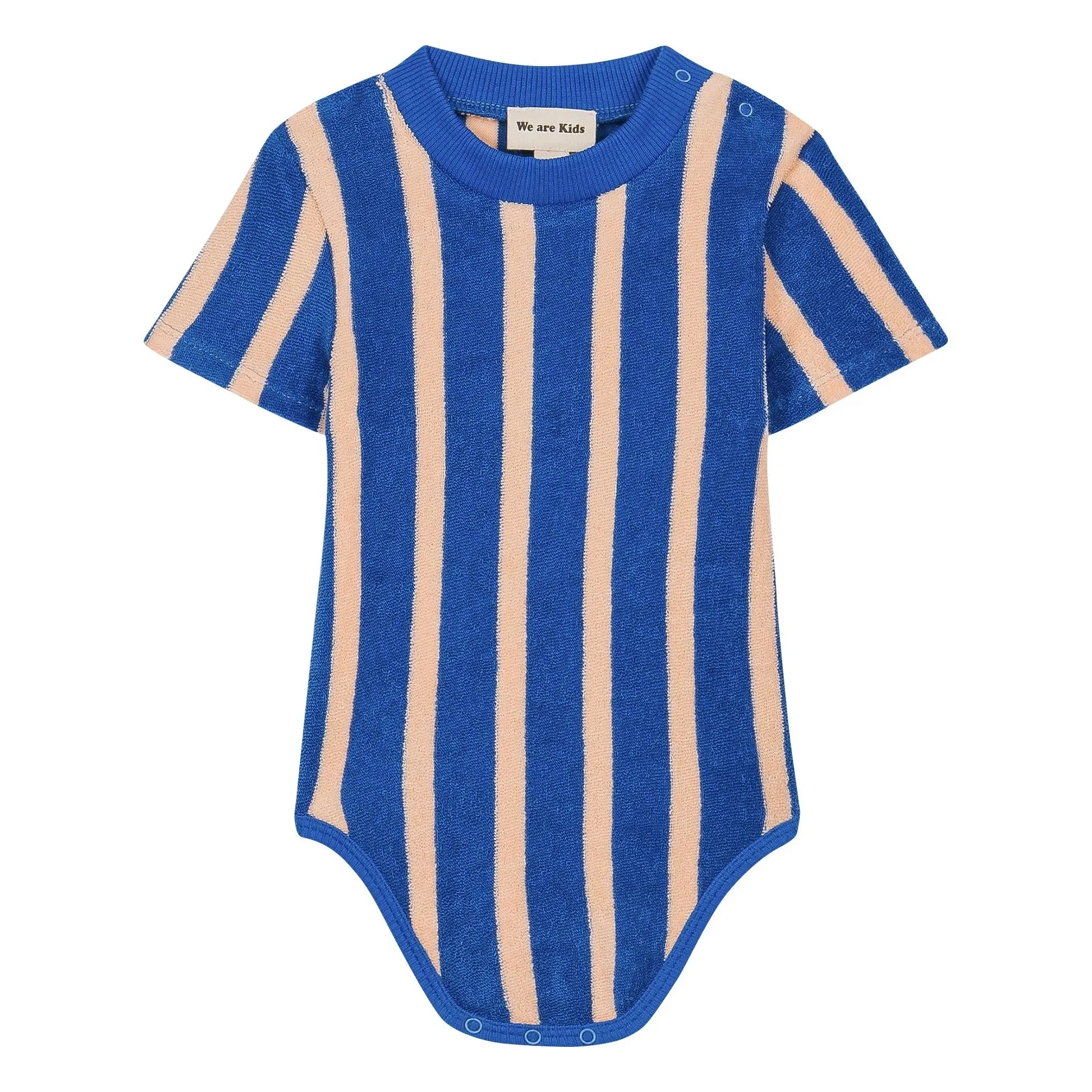 We Are Kids - Gestreifter Body aus Bio-Baumwolle Tom | Blau