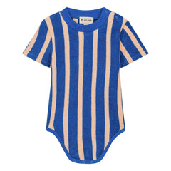 We Are Kids - Gestreifter Body aus Bio-Baumwolle Tom | Blau