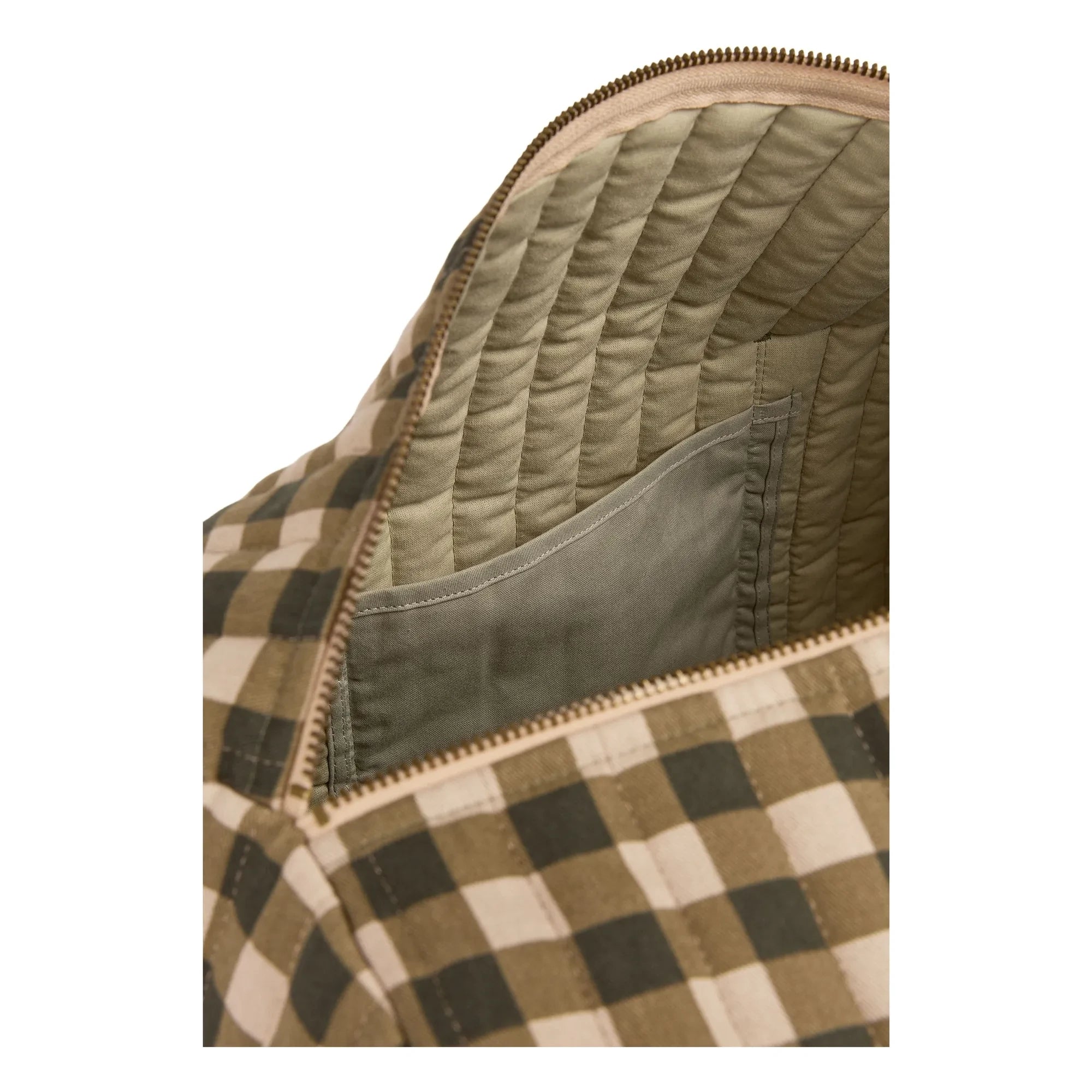 Nobodinoz – Hyde Park Weekend Bag Plaid | Grün
