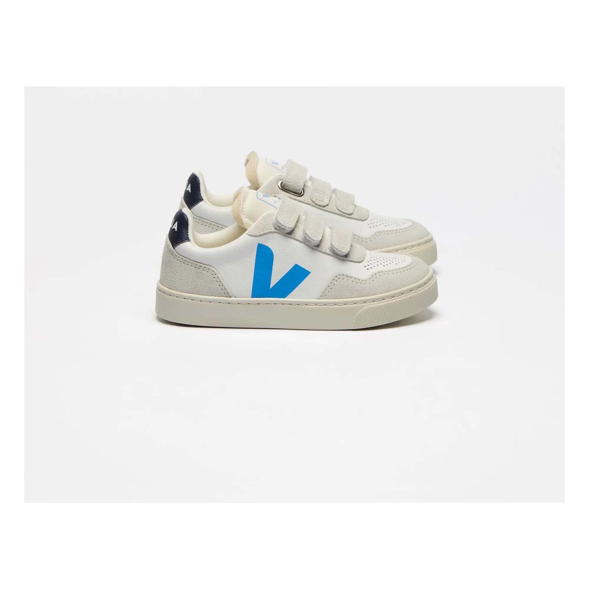 Veja - V-90 Kratzfeste Leder-Sneaker O.T. | Blau