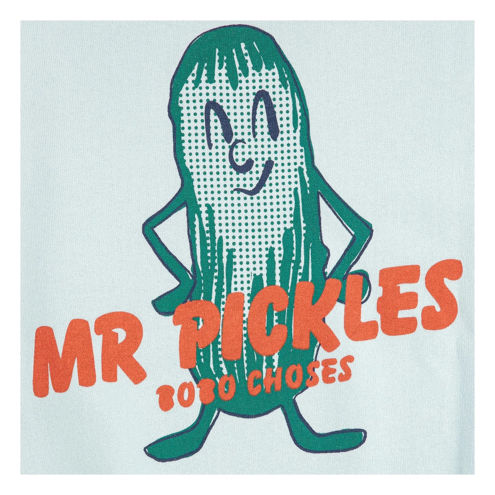 Bobo Choses - Mr Pickles Sweatshirt aus Bio-Baumwolle | Hellblau