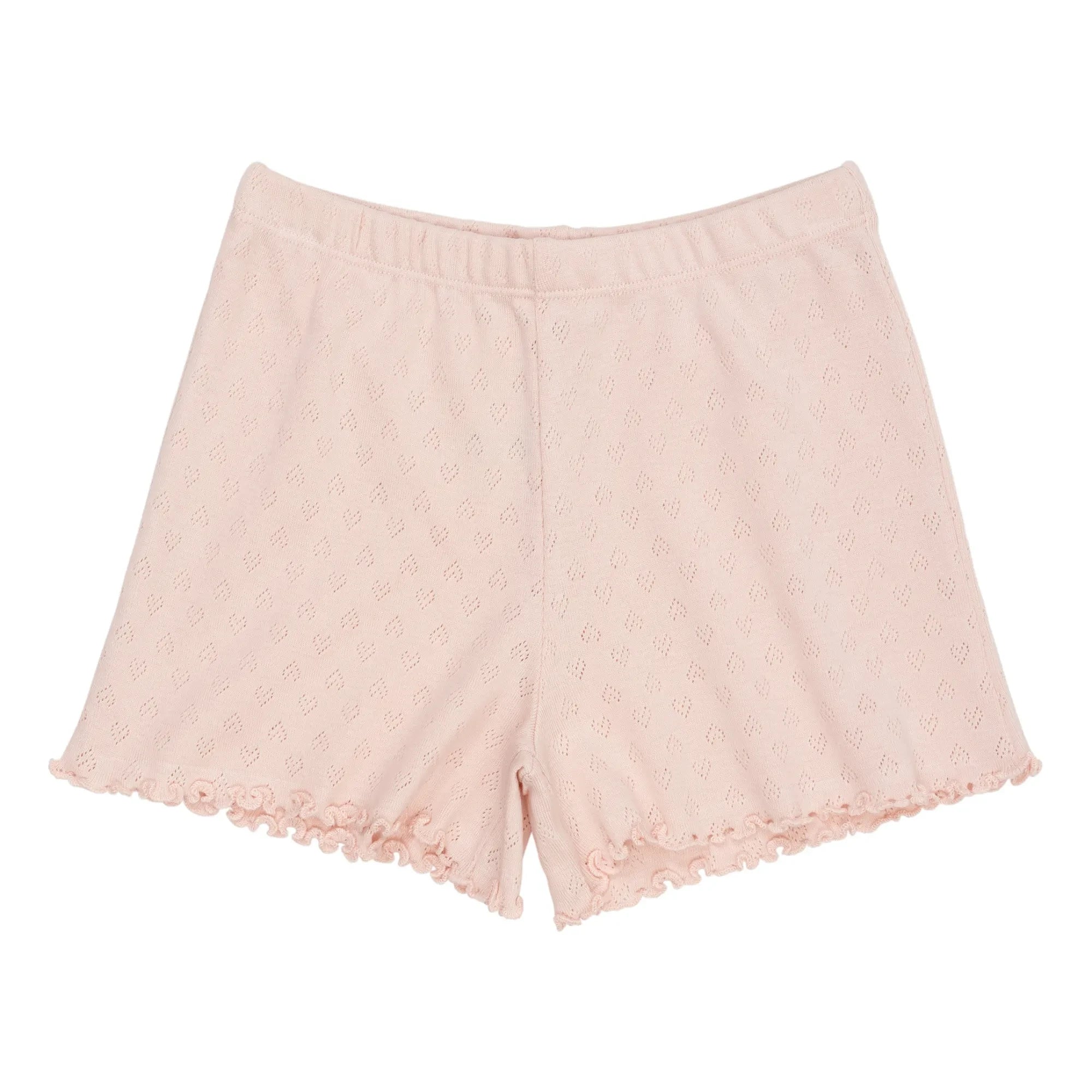 Copenhagen Colors - Pointelle Bio-Baumwoll Shorts | Hellrosa
