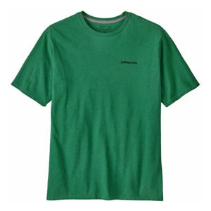 Patagonia - T-Shirt P-6 Logo Responsibili aus recycelten Fasern | Chromgrün