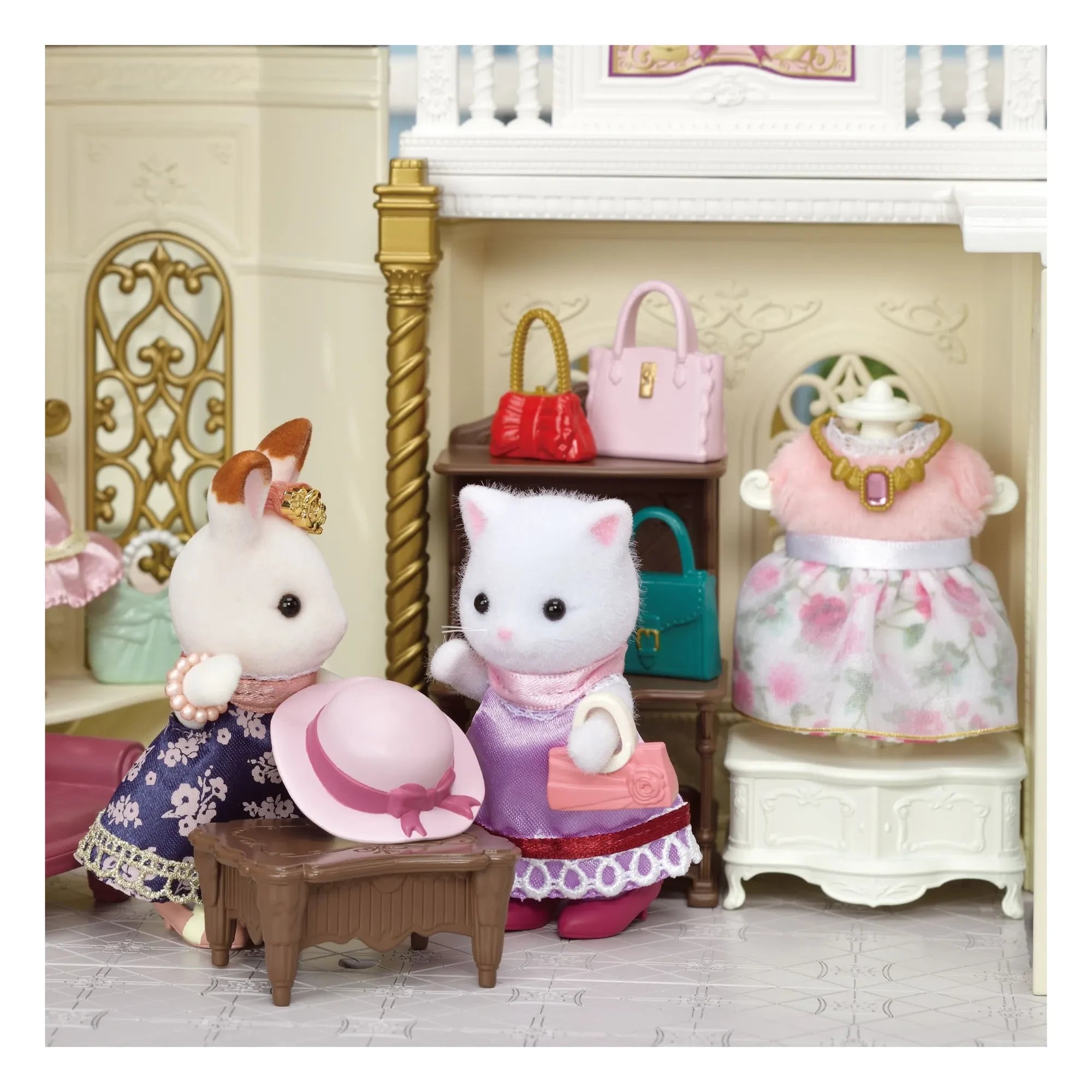 Sylvanian Families - Modekoffer und große Schwester Perserkatze