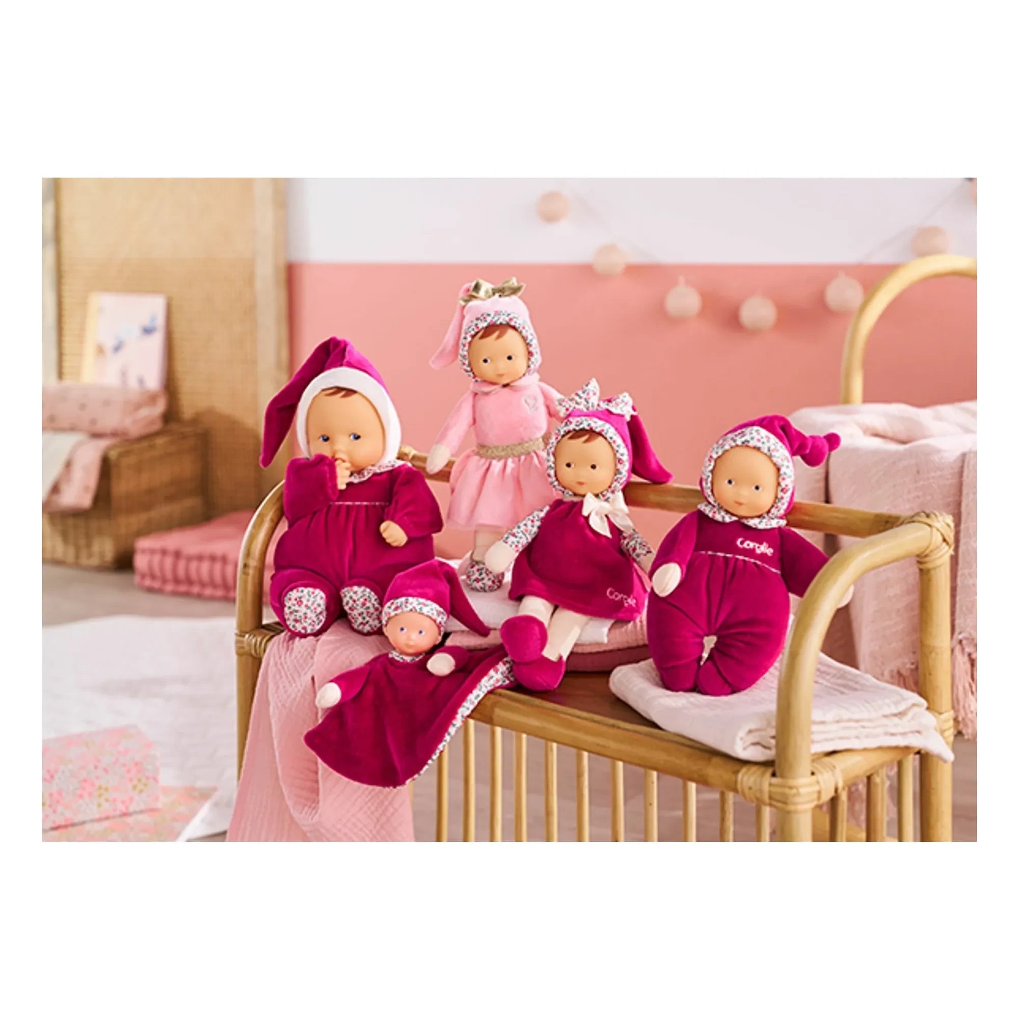 Corolle - Mein süßes Spielzeug - Babipouce Rose Grenadine | Fuchsia