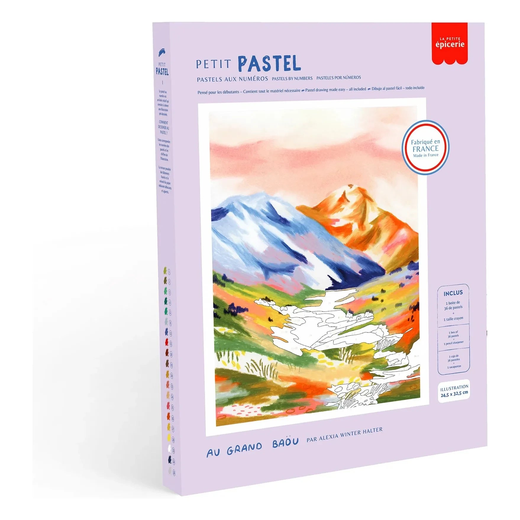 La Petite Épicerie - Pastel nach Zahlen-Set - Au Grand Baöu