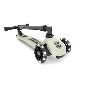 Scoot & Ride - Highwaykick 3 LED Scooter | Hellgrau