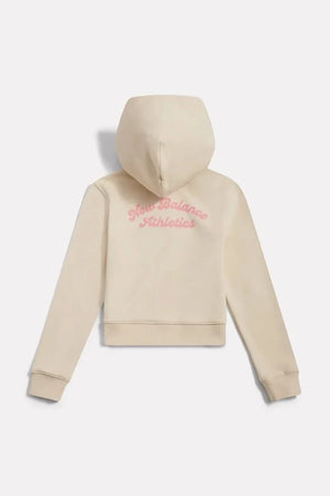 Çocuklar için pamuklu kapüşonlu New Balance sweatshirt