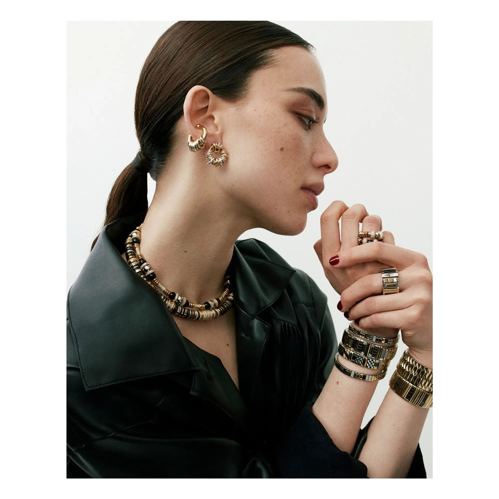 Sigal - Earcuff Eyelets | Gold