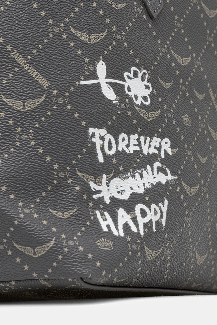 Zadig&Voltaire Kadın Sahte Deri Alışveriş Çantası Z SHOPPER MONOGRAM TAG