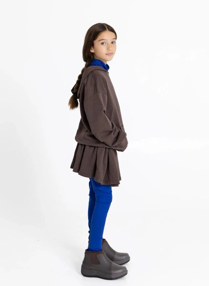 Finger in der Nase - Chloé Sweatshirtkleid | Braun