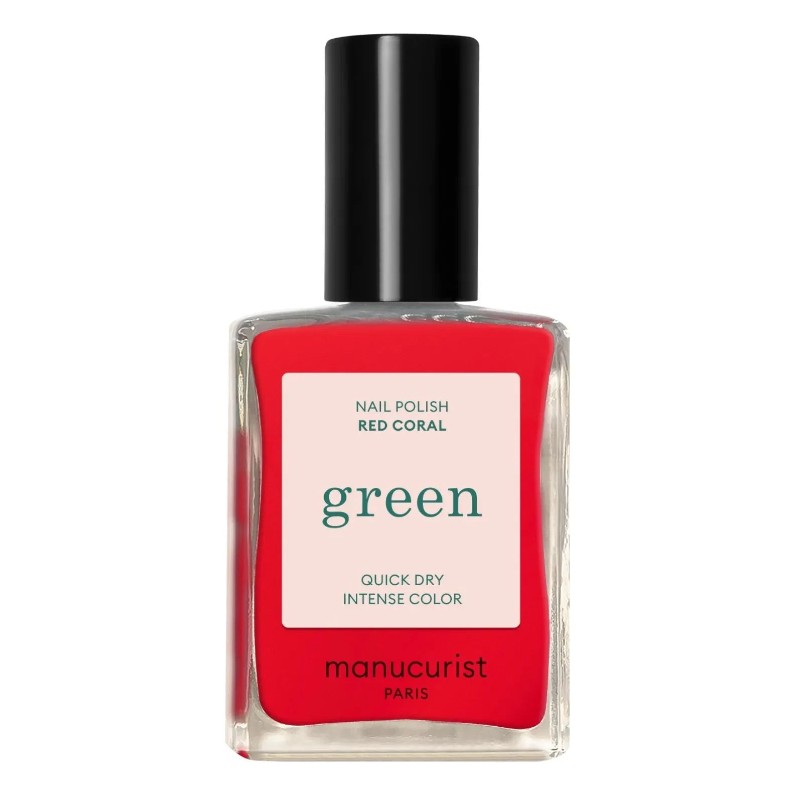 Manucurist - Grüner Nagellack - 15 ml | Roter Koralle