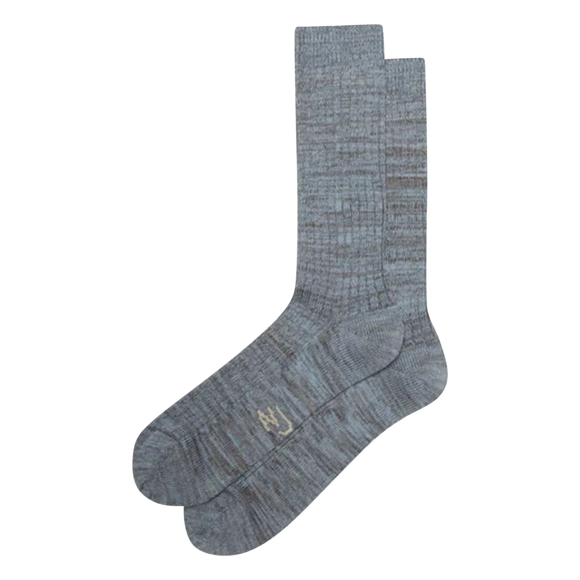 Nudie Jeans - Rasmusson Rippensocken | Grau-Blau