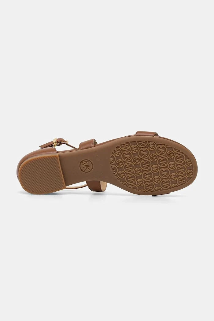 MICHAEL Michael Kors kadın deri düz tabanlı Alexa Flex Flat Sandal