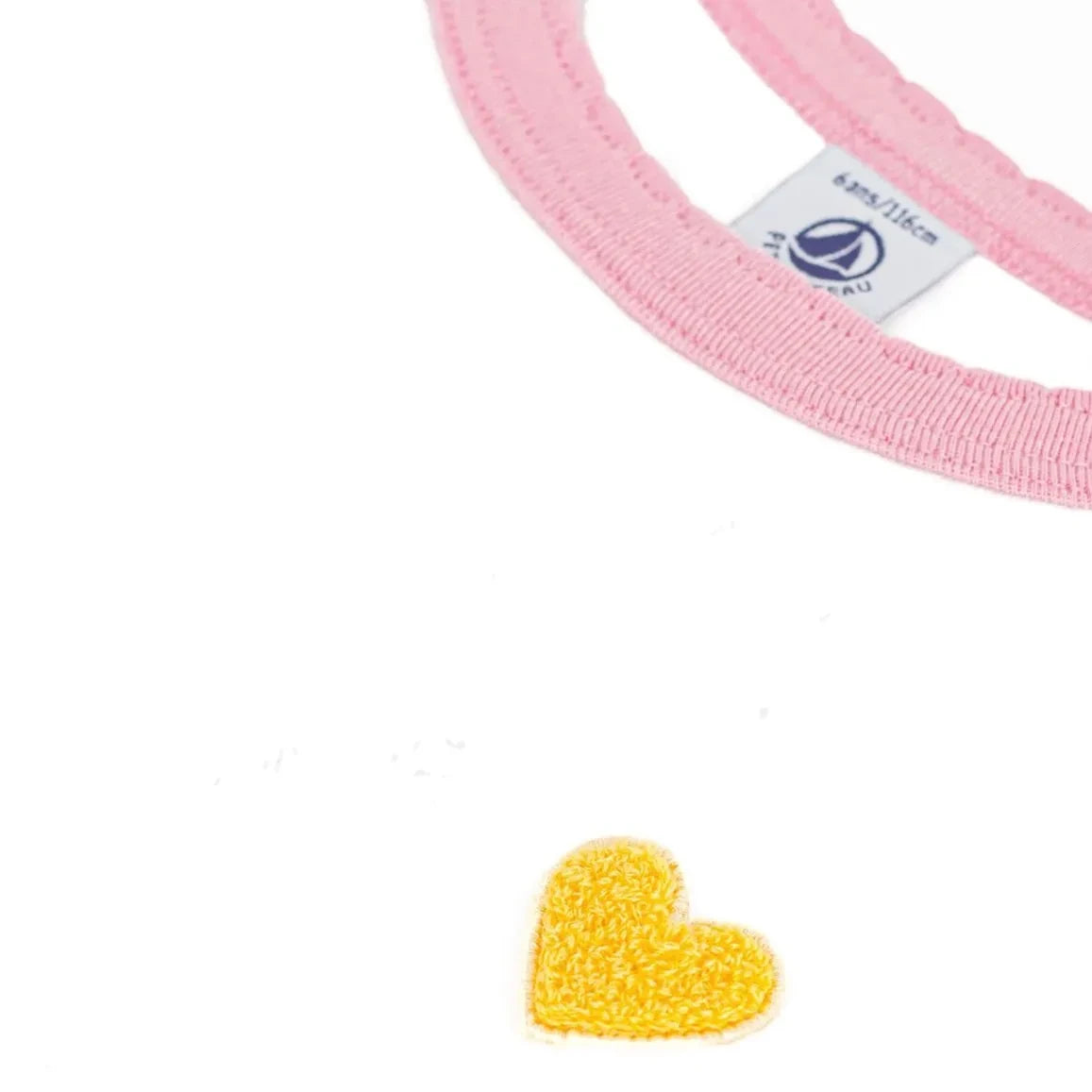 Petit Bateau - Coeur Point Cocotte Tişört | Beyaz