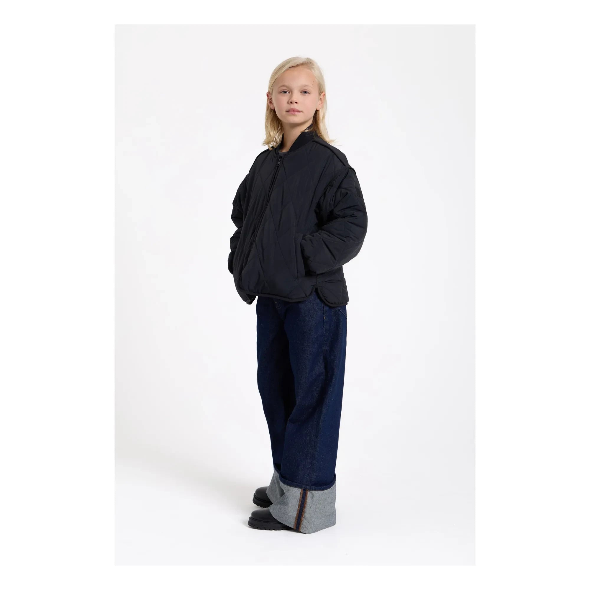 Finger in the nose - Braidy Gesteppte Bomberjacke | Schwarz