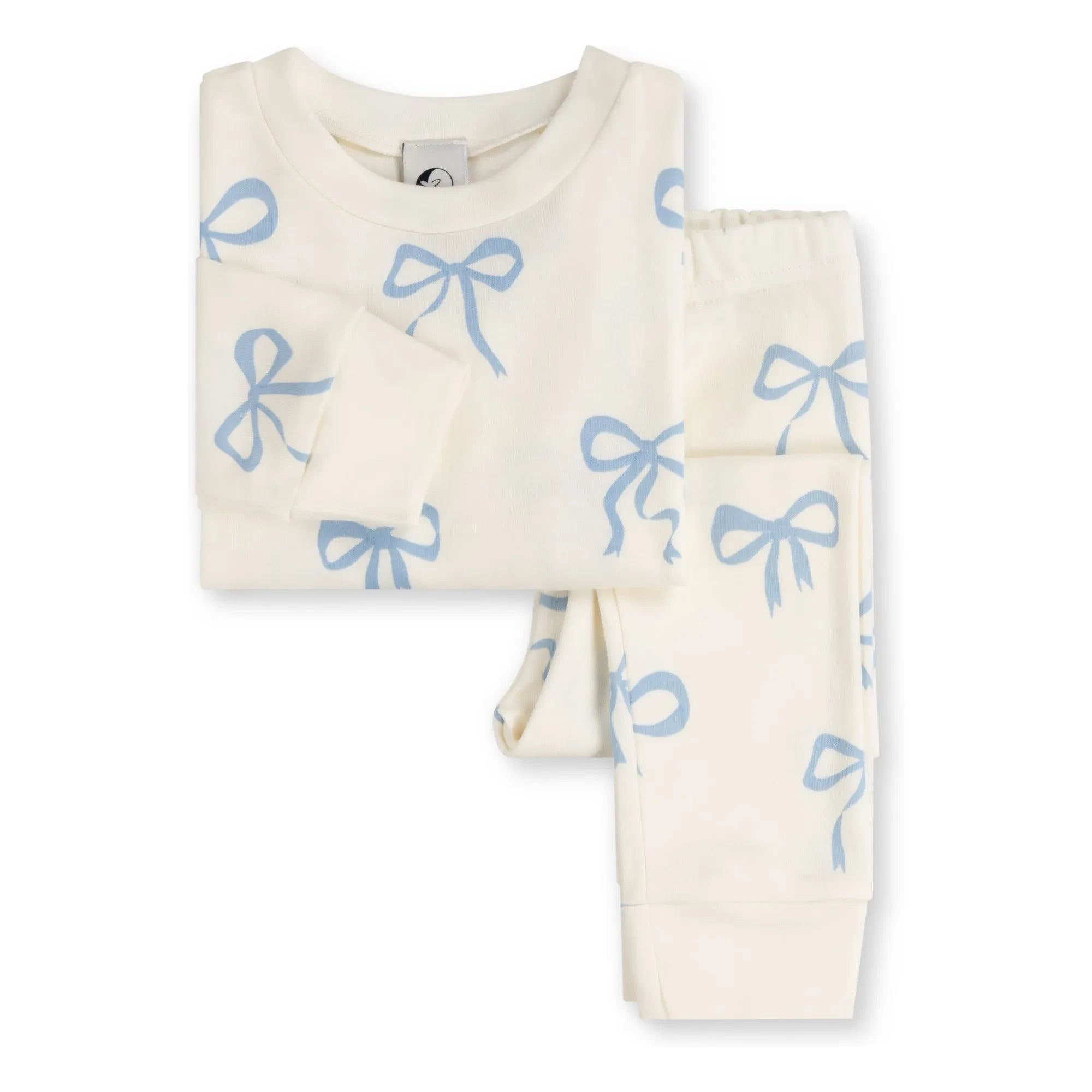 Sleepy Doe - Schlafanzug aus Bio-Baumwolle mit Knoten | Ecru