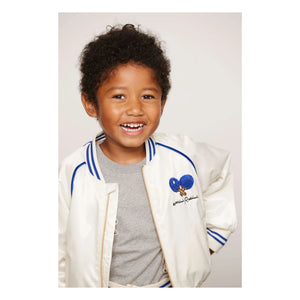 Mini Rodini - Ping Pong Jacke aus recycelter Faser | Weiß
