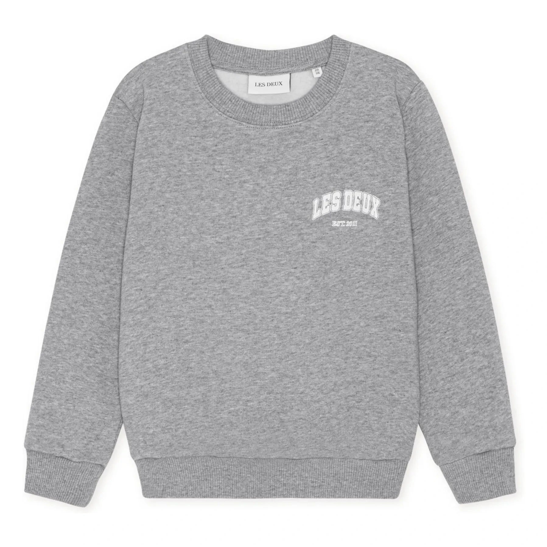 Les Deux - Bio-Baumwoll-Hoop-Pullover | Grau