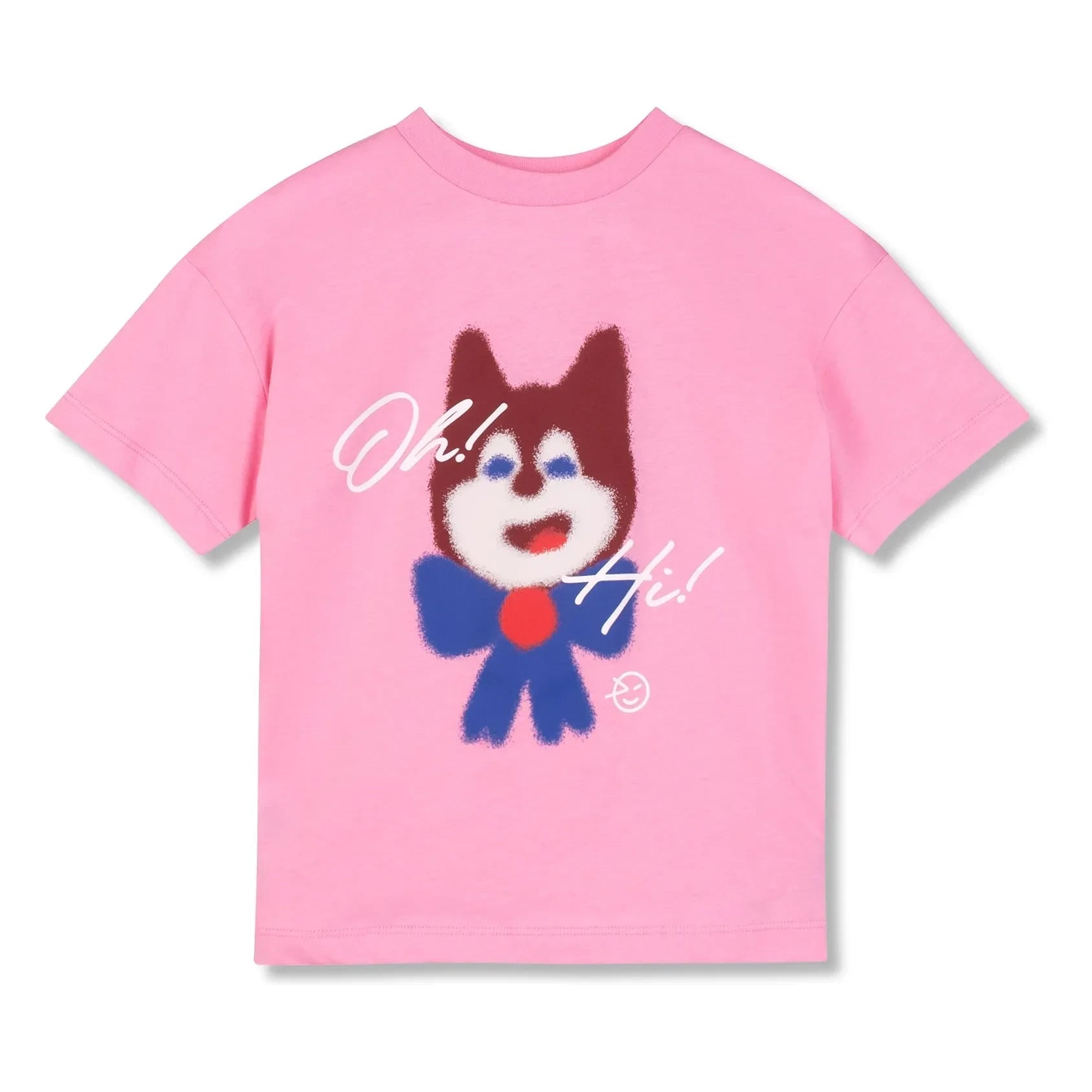 Wynken - Rosa Bio-Baumwoll-Katzen-T-Shirt