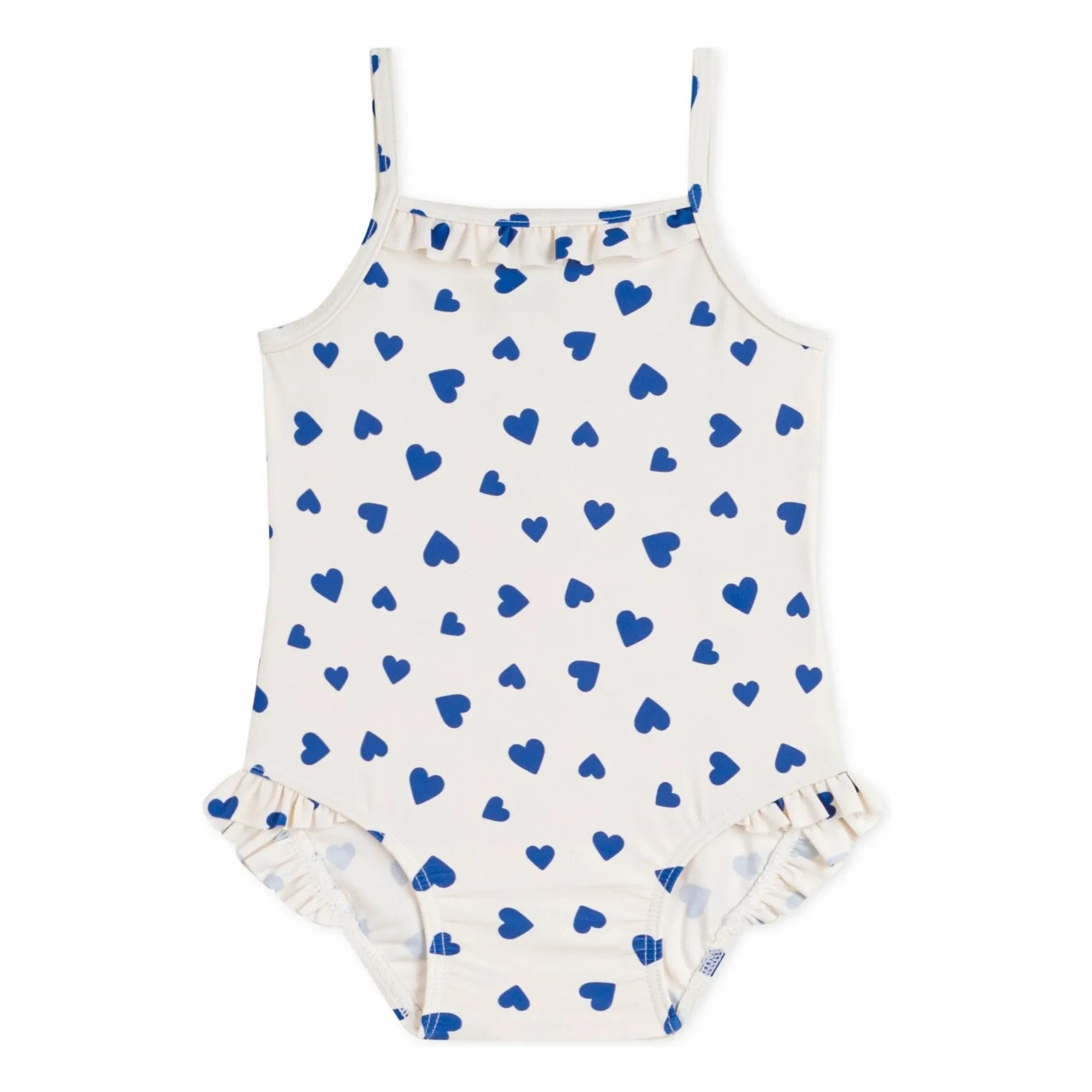 Petit Bateau - Cœurs Badeanzug | Weiß