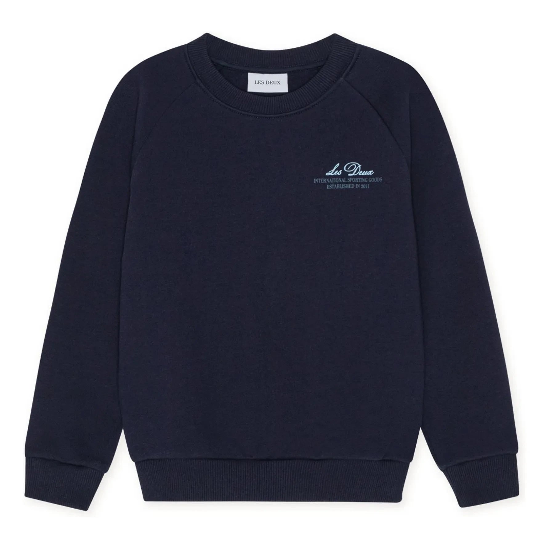 Les Deux - Globe Les Deux Bio-Baumwoll-Pullover | Schwarz
