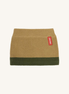 Hello Hossy - Cocoon Farbblock-Organischer Baumwoll-Choker | Kamel