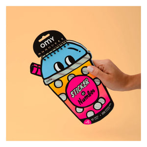 Omy - Bubble Tea Sticker-Aktivitätsbuch