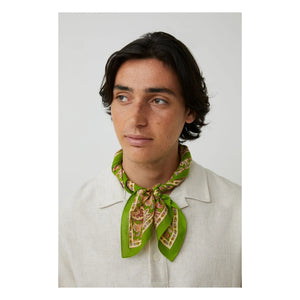 Moismont - India Schal N°764 Baumwolle | Matcha Grün