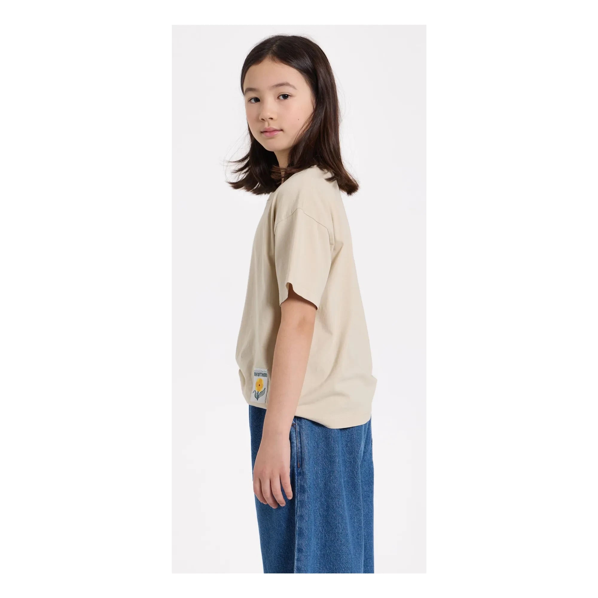 Hundred Pieces - Luna Bio-Baumwoll-T-Shirt | Beige