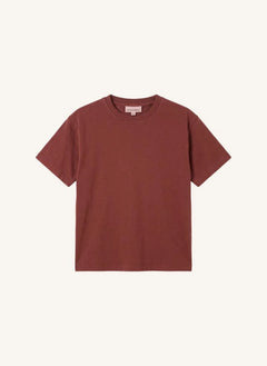 Smallable Kid - Nils Organisches Baumwoll-T-Shirt | Ziegelrot