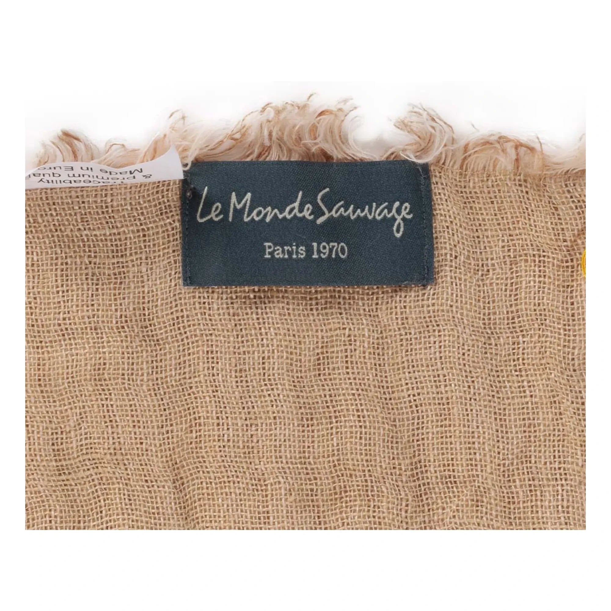 Le Monde Sauvage - Okapi Leinentuch | Gelb