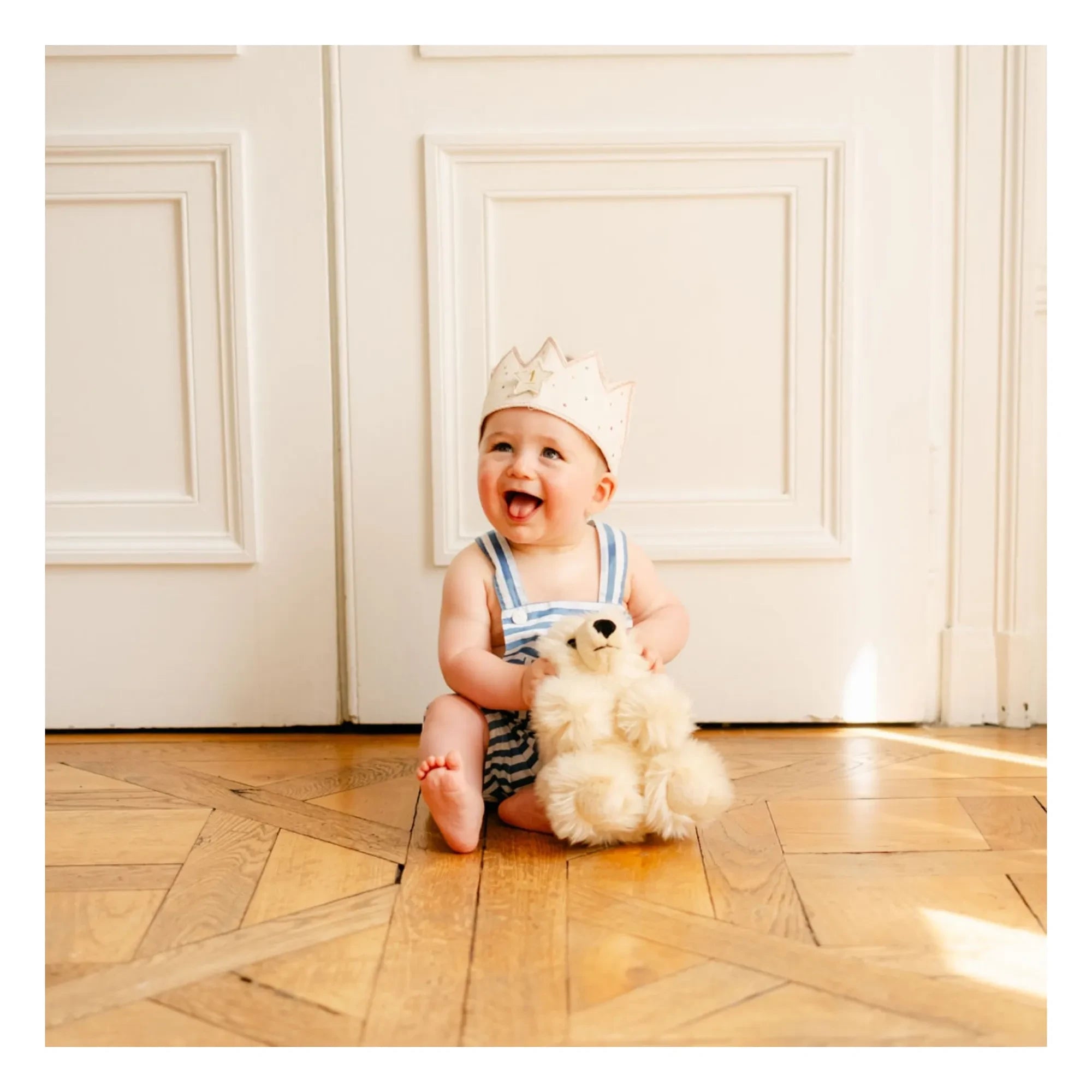 La Pelucherie - Jules Teddybär Plüsch 20 cm | Creme