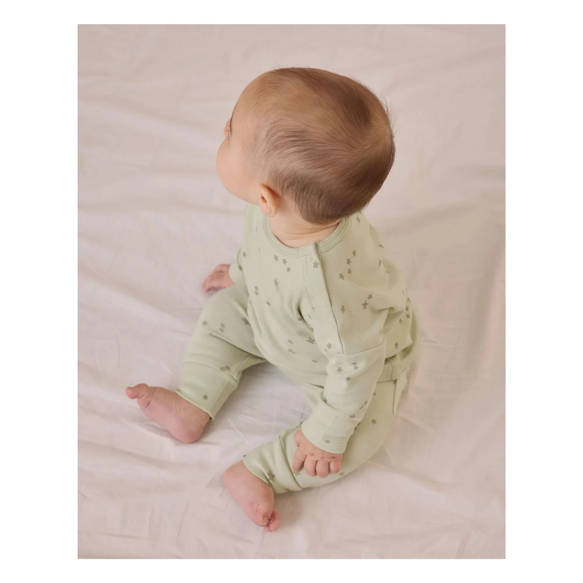 Quincy Mae – Rundhals-T-Shirt | Celadon