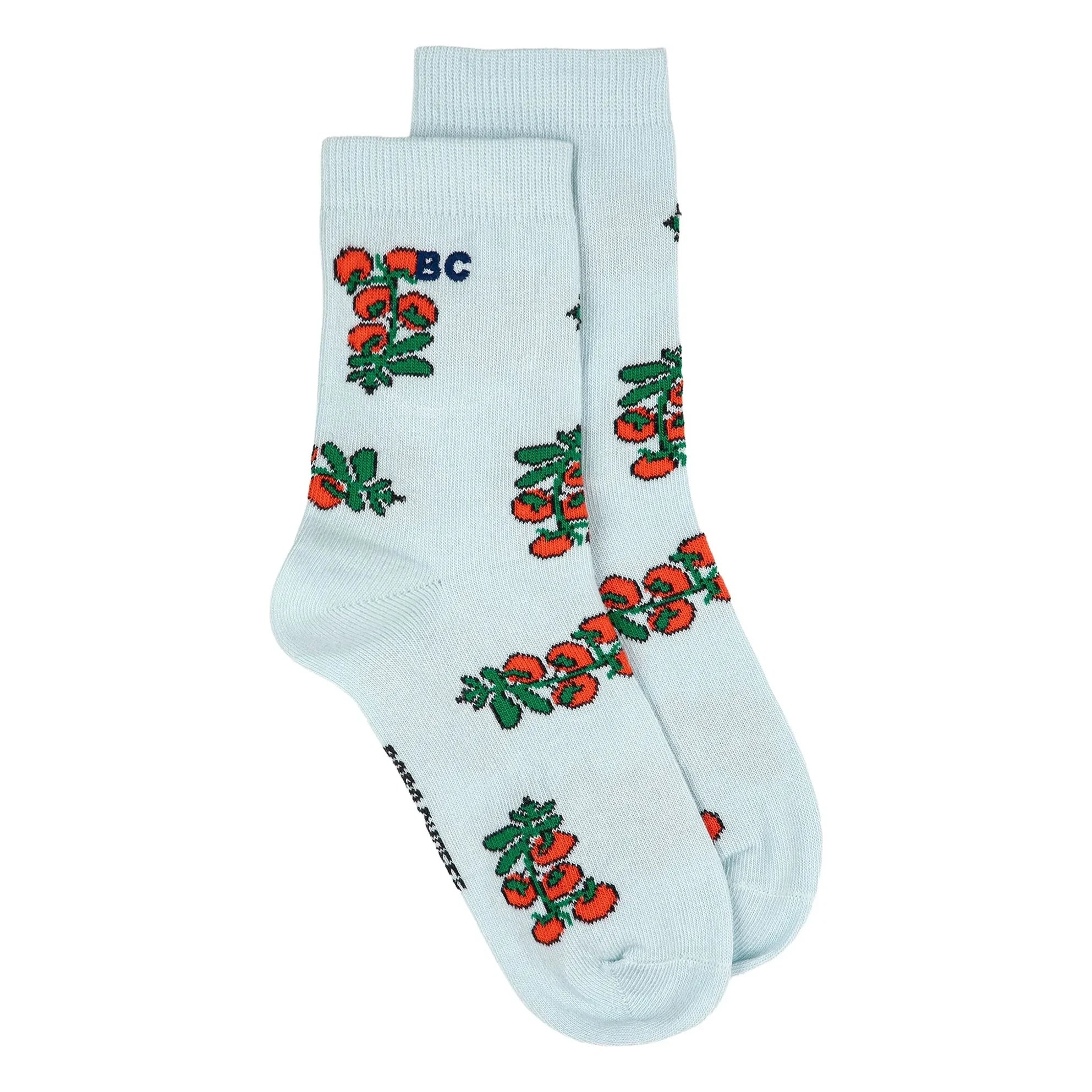 Bobo Choses - Bio-Baumwoll-Tomaten-Socken | Hellblau