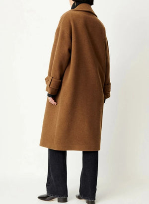 Sessùn - Mia Wolle Mantel | Camel