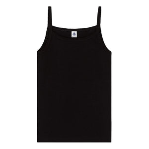 Petit Bateau - Cocotte Tanktop aus Bio-Baumwolle | Schwarz