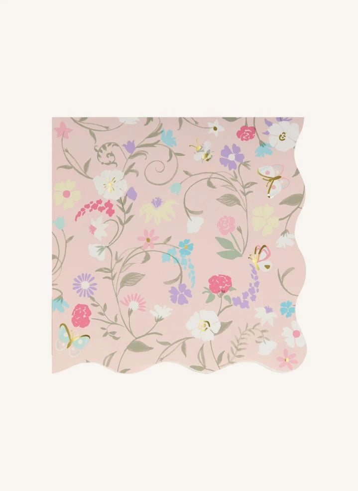 Meri Meri - Ladurée Papierservietten mit kleinem Blumenmuster - 16er-Set