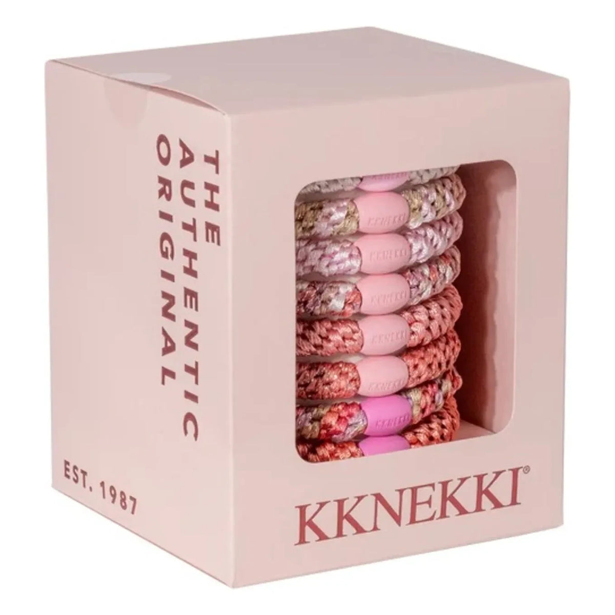 Bon Dep - 8er-Set Kknekki Ballet Edition Haargummis | Hellrosa