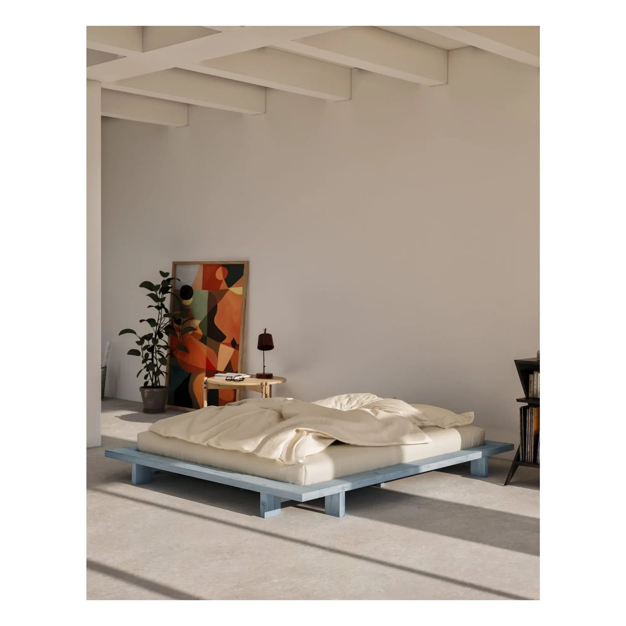 Karup Design - Japanisches Holzbett | Hellblau