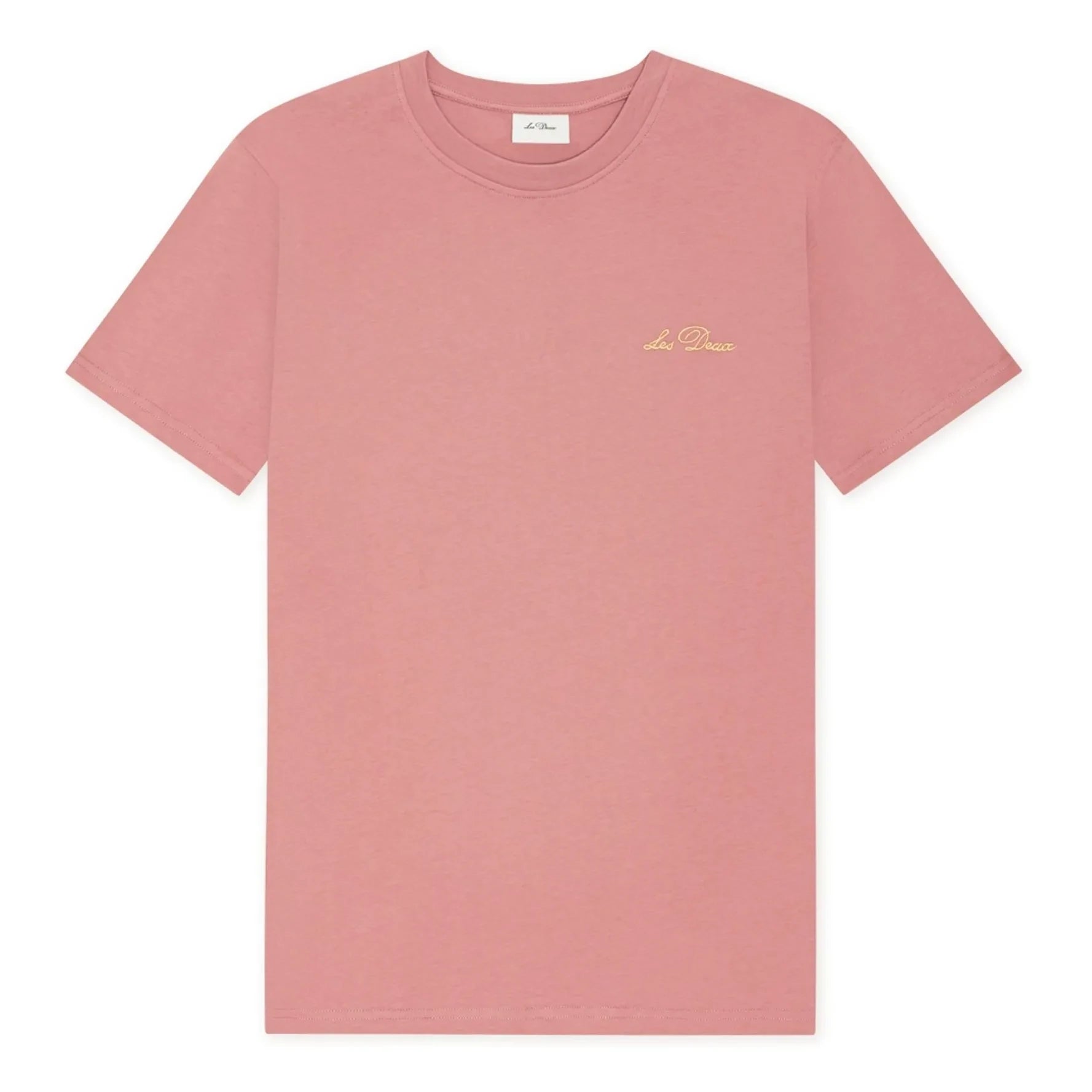 Les Deux - Wildblumen Baumwoll-T-Shirt | Marmorierter Rosa