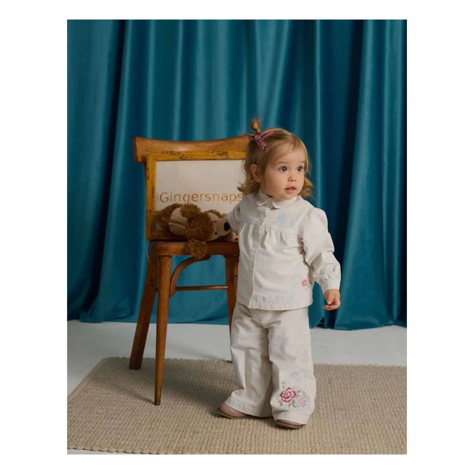 Gingersnaps - Edith İşlemeli Fitilli Bluz | Ecru