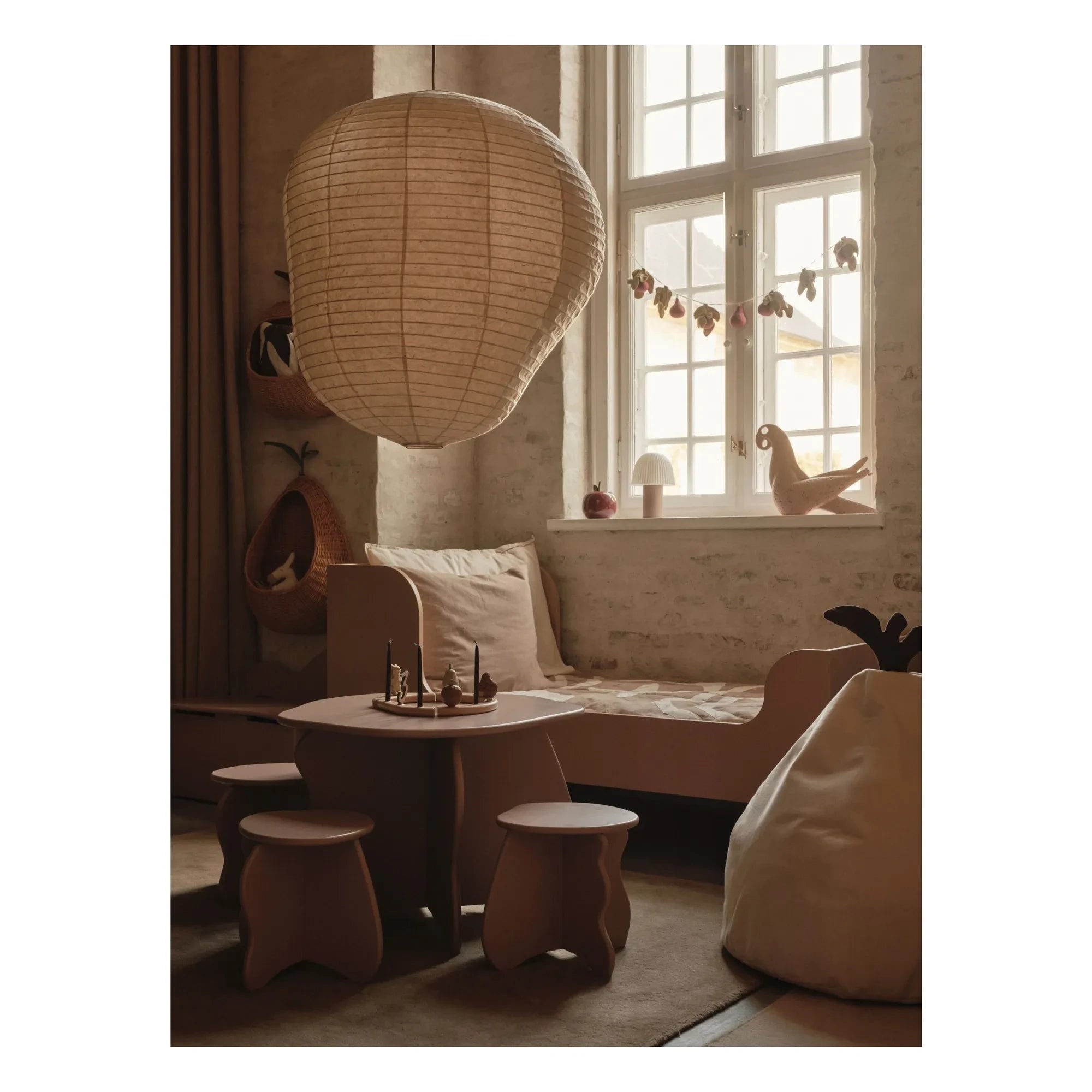 Ferm Living Kids - Pembe Slope taburesi