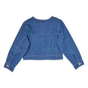 Tutu du Monde - Heartstring Denim Ceket | Mavi