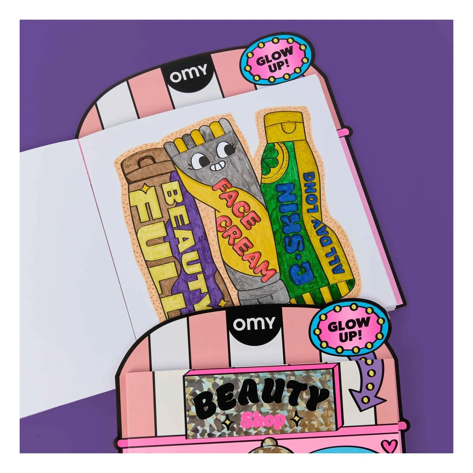 Omy - Butik boyama kitabı - Güzellik Salonu
